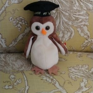 TY Wise class of 98 beanie baby